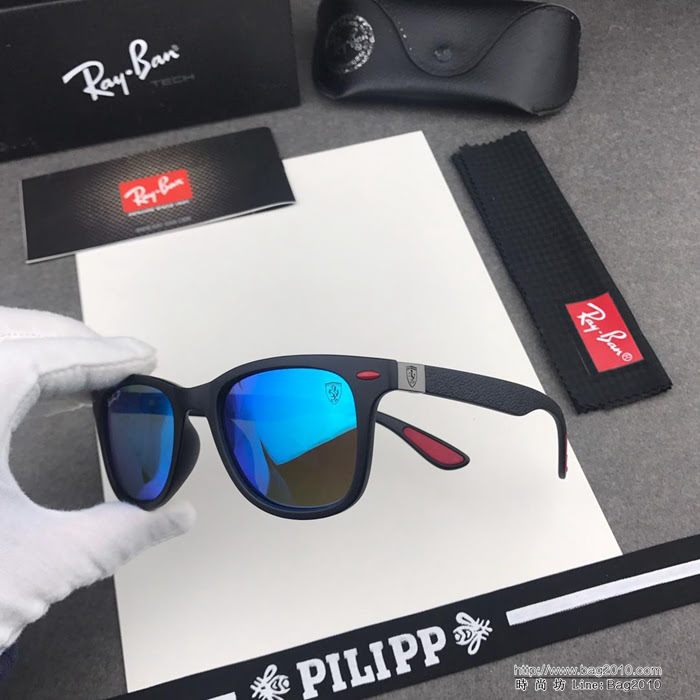 RAYBAN雷朋 RB4195s 雷朋與法拉利合作版 進口寶麗來偏光鏡片 太陽鏡  lly1557
